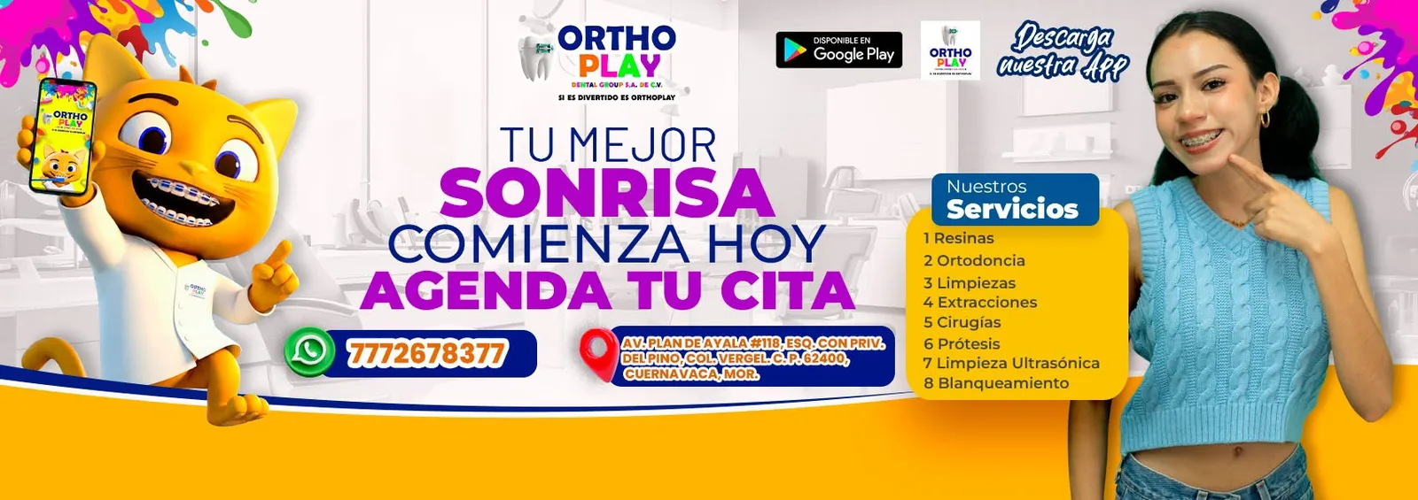 Ortho Play agenda tu cita y descarga la app