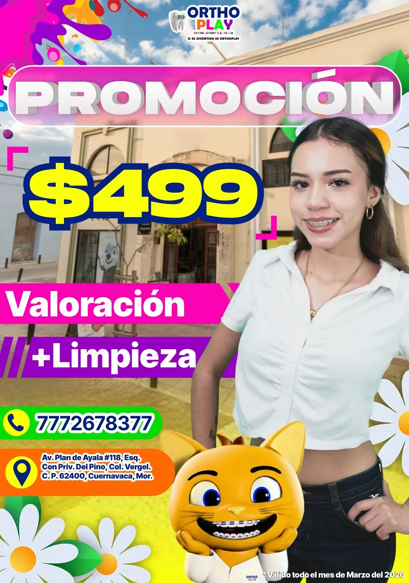 Promoción Ortho Play valoración y limpieza